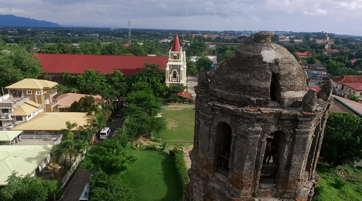 bantay watchtower and church in vigan city ilocos sur philippines